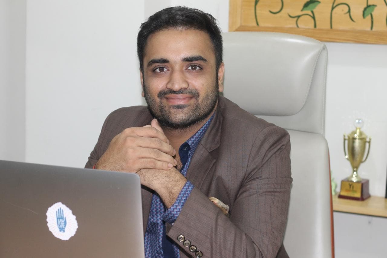 Karan Khetan in his office